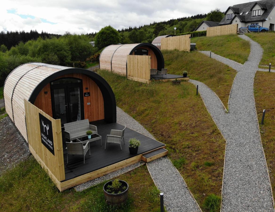 ビューリー Highland Premier Glamping Podsヴィラ エクステリア 写真