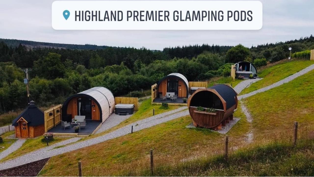 ビューリー Highland Premier Glamping Podsヴィラ エクステリア 写真